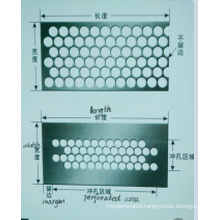 Round Holes Perforated Metal Mesh Factory for Many Uses